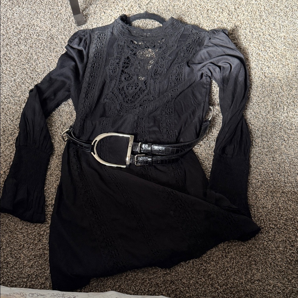 Elegant Black Belt for Women